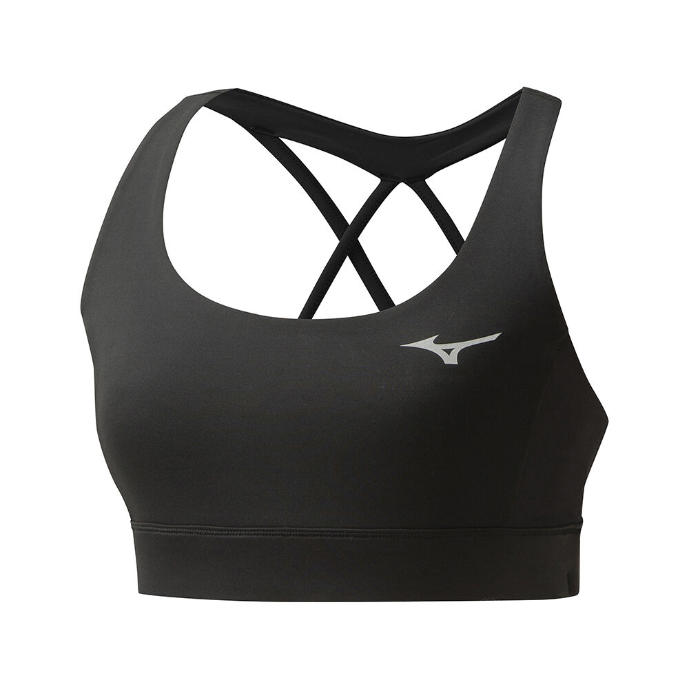 Sutiãs de Desporto Mizuno Running Style - Mulher - Pretas - ZLIHP3672